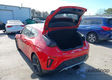 2020 Hyundai Veloster 2.0 Premium из США, поврежденный, VIN KMHTG6AF4LU031436
